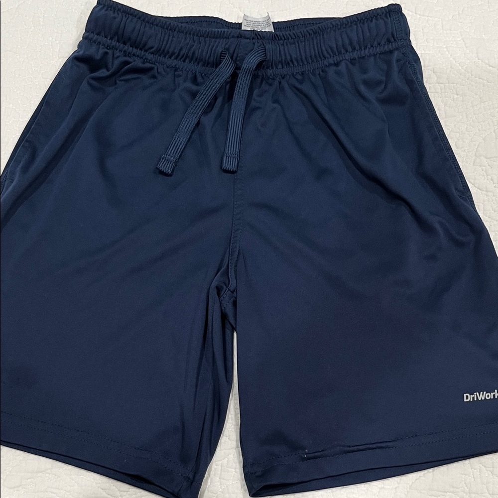 Athletic Works Kids Navy Blue Active Shorts